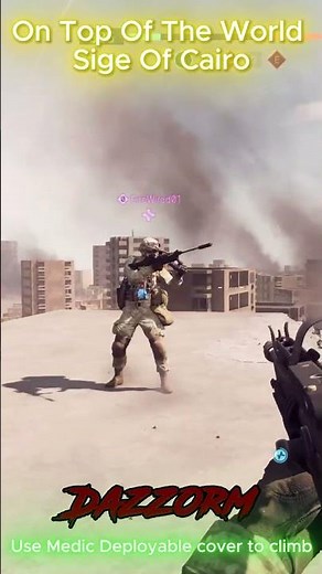 Battlefield 6 How to get on roof Siege of Cairo : Top of the world
