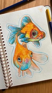 16K views · 211 reactions |  Bold colours and fine details make this fish artwork truly stand out, all created with Castle Arts coloured pencils. Artist: j.drw | Castle Arts | Facebook