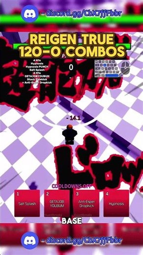reigen true combos #aba #roblox #anime #animebattlearena #deepwoken #aba