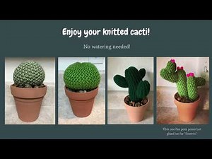 How to Knit a Cactus
