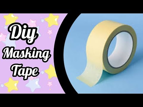 Diy Masking tape - How to make masking tape at home/ Homemade masking tape/Make Masking tape at home