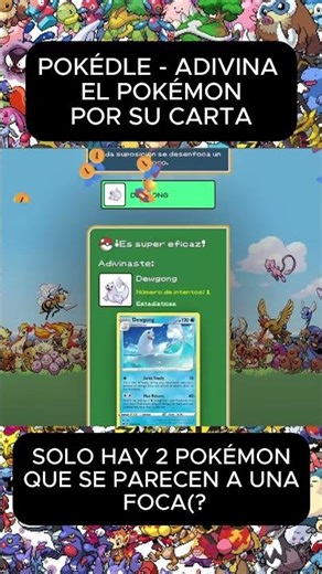 Pokédle - Adivinar el Pokémon por su Carta Ep.12 #pokemon #pokémon #pokemoncommunity #pokedle #fypシ