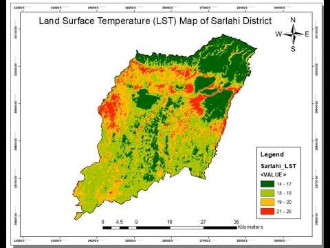 Estimating Land Surface Temperature (LST) in ArcGIS 10.8