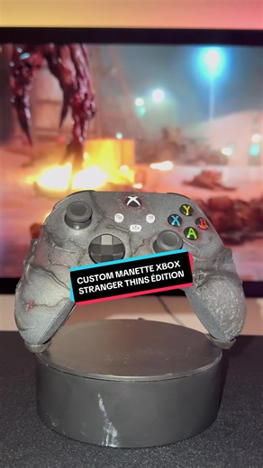 Custom manette Xbox Séries | Voici un custom sur l’édition de Stranger Things. #netflix #strangerthings #xbox #custom #vecna