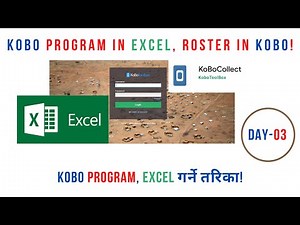 Kobotoolbox program in Excel and how to add HH roster|| Kobotoolbox Excel मा गर्ने तरिका