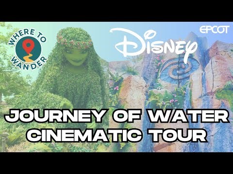 Journey of Water – Moana Walkthrough 🌺 | EPCOT Cinematic Tour with Ambient Sounds | Where to Wander