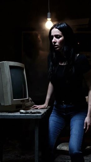 THE VOICE CAME FROM THE SCREEN 😨 #cctv #shorts