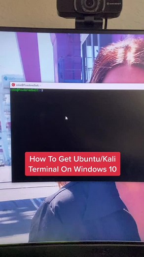 How To Get Kali Or Ubuntu On Windows 10. #kali #ethicalhacker #skid #coding #xyzbca