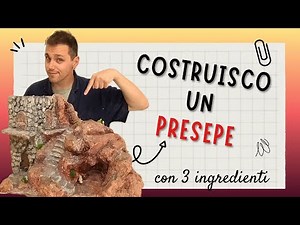 I create a DIY NATIVITY SCENE starting from cardboard and scagliola