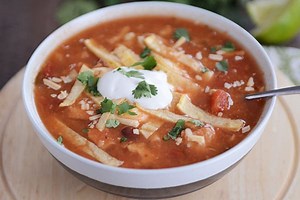 Chicken Tortilla Soup {Instant Pot, Stovetop, Slow Cooker}