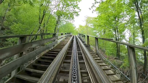 159K views · 2.4K reactions | POV: you’re dashing through the mountain terrain on the now smoother & faster Boulder Dash  Experience the award winning coaster this weekend which now features more than 1,000 ft of brand-new steel Titan Track. Reach top speeds of over 60 miles per hour!  | Lake Compounce | Facebook