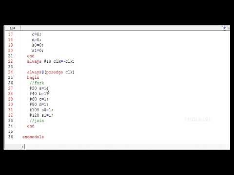 Fork join vs begin end in verilog