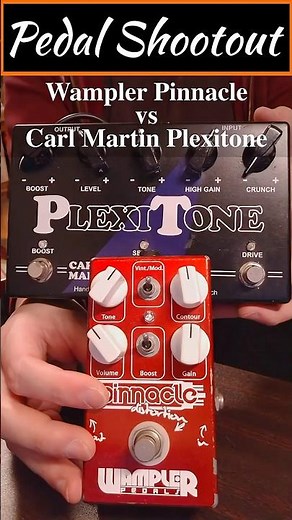 Brown sound pedals | Wampler Pinnacle vs Carl Martin Plexitone w/ Les Paul #wampler #gibson #guitar