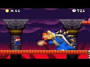 New Super Mario Bros. The Lost Levels - NSMB hack (Final Boss, Dark Bowser)