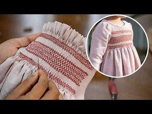 How to Make a Luxury Smocked Dress Bodice : Start Your Kids’ Clothing Business!