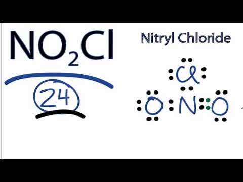 NO2Cl Lewis Structure: How to Draw the Lewis Structure for NO2Cl