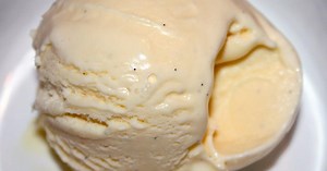 Crème glacée vanille à la sorbetière