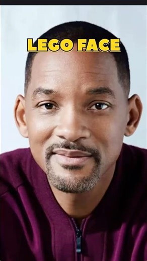 Will Smith as a LEGO Minifigure 💀 #memes #funny #photoshop #animation