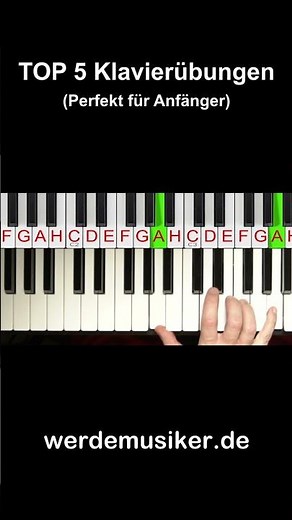 Die TOP 5 Klavierübungen für Anfänger - Teil 5