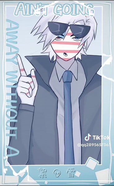 😎🇺🇸✋🏻#countryhumansamerica #countryhumans #ch