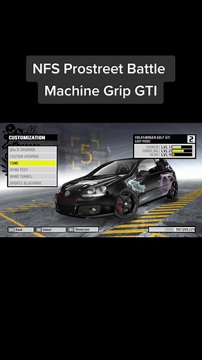NFS Prostreet Battle Machine Grip GTI