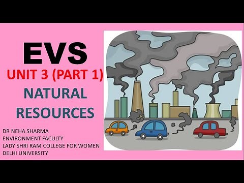 EVS - UNIT 3 (Part 1 Mineral)- NATURAL RESOURCE