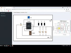 13. RC phase Shift oscillator 741 Simulation Virtual Lab