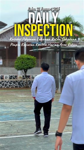 Rutan Kelas II B Sukadana on Instagram: "Kontrol Harian, Pastikan Rutan Tetap Aman & Tertib Plh. Kasubsi Pelayanan Tahanan Rutan Kelas IIB Sukadana, Revil Trinando bersama jajaran melangsungkan kegiatan daily inspection sebagai langkah nyata penguatan pengawasan dan pengendalian internal. Mulai dari pengecekan blok hunian, pemantauan kegiatan olahraga warga binaan, pengolahan sampah, hingga pembinaan kemandirian laundry, seluruh area dipastikan berjalan aman, tertib, dan sesuai ketentuan. Pengaw