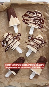 This protein pudding pops recipe is super easy to make and only requires three ingredients plus a popsicle mold. The star ingredient is a Premier Protein® Cookie Dough Flavored Protein Shake that contains a nourishing 30 grams of protein and 24 vitamins and minerals! | ObesityHelp.com