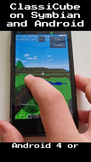 ClassiCube on Symbian and Android! #classicube #nokia #android