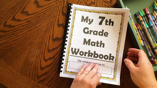 7th Grade Math Workbook! I am shipping these out tomorrow! Message me if you are interested in purchasing one! #math #mathindemand #7thgrademath #teachers #teachersoftiktok #teachersofinstagram #iteach #mathclassroom