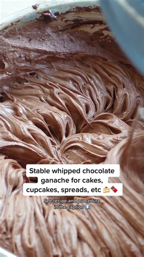 Whipped Chocolate Ganache Recipe for Cakes and Cupcakes