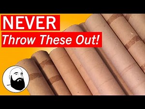UPCYCLE your empty paper towel rolls