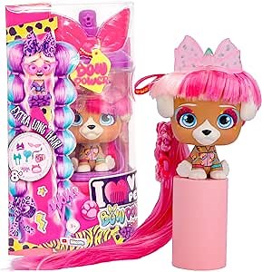 IMC Toys VIP Pets Juliet - Bow Power Series - Includes 1 VIP Pets Doll and 6+ Accessories and Surprises for Hair Styling | Girls & Kids Age 3+