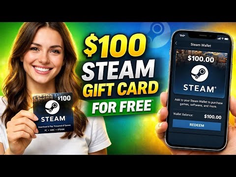 $100 Steam Gift Card – How to Earn & Redeem (Step-by-Step Guide 2026)