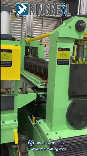 KINGREAL Fully Automatic Metal Slitting Machine | Light Gauge Steel Slitting Machine