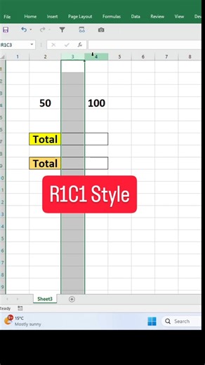 Excel ka R1C1 Formula Style 😲Formula samajhna ho gaya super easy!