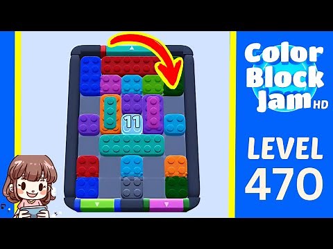 Color Block Jam Level 470 Solution Walkthrough