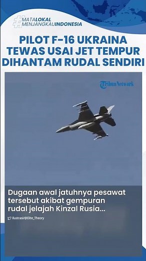 Memalukan! F-16 Ukraina Hancur Bukan Gegara Kinzhal Rusia, Tapi Dihantam Rudal Patriot Kawan Sendiri