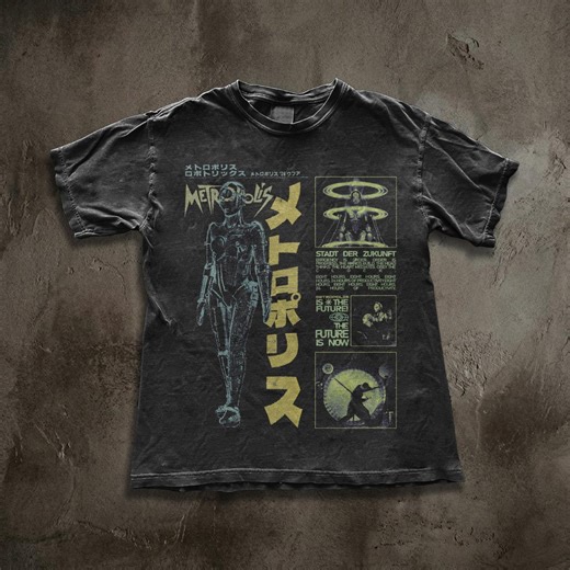 Metropolis 1927 Retro Sci Fi Robot Tee, German Expressionism Cinema Apparel, Dystopian Cyberpunk - Etsy