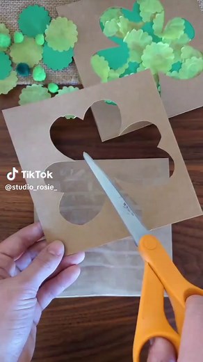 Clover Collage Craft for St. Patrick's Day