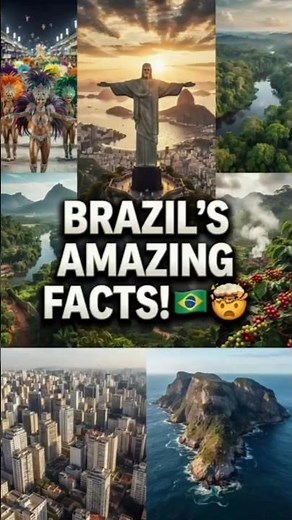 🇧🇷 Amazing Facts About Brazil You Probably Didn't Know! 🌎