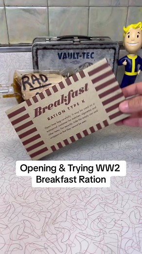 WW2 Era Breakfast Ration Taste Test! | Fallout Shelter
