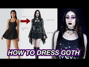 How To Dress Goth Using "Normal" Clothing | Halara Review& Try On 🖤