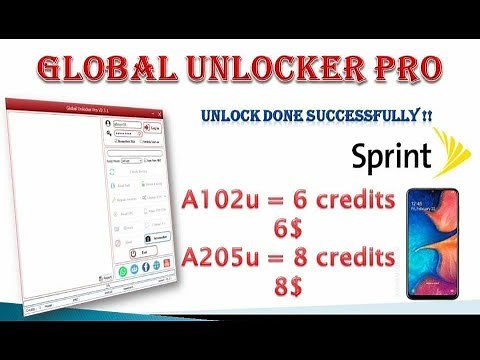 Unlock Sprint SAMSUNG GALAXY A10e SM-A102U | FREE
