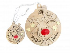 Christmas Countdown Advent Calendar With Hanging Cord, 2 Sizes Available.. - Etsy