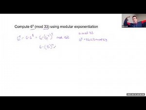 Modular Exponentiation Example
