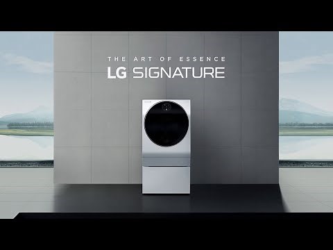 LG SIGNATURE WASHING MACHINE - Durable, delicate washing performance.