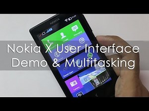 Nokia X User Interface Walkthrough and Multitasking