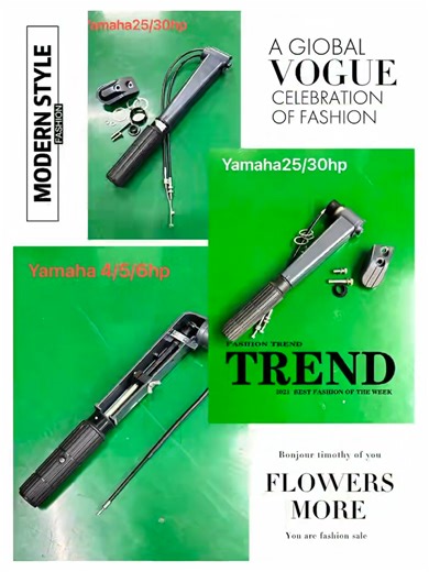 🛠️ Yamaha Outboard Tiller Handles (5HP-75HP) — In Stock Now! Is your Yamaha boat rudder feeling loose? We supply high-quality Tiller Handles (Handle Steering) for a wide range of 5HP up to 75HP Yamaha outboard models! ✅ Wide Coverage: We stock various common models. ✅ Guaranteed Quality: Durable, precise, and built for safe control. ✅ Fast Shipping: Lots of inventory means no waiting! 👉 Inquire Today! Please DM us with your Yamaha horsepower and model number! #Yamaha #Outboard #TillerHandle #S